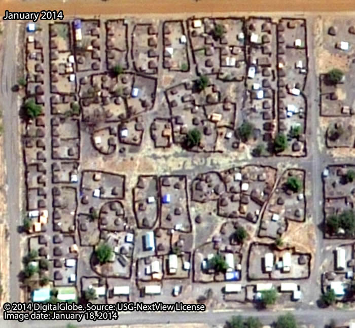 Before: Neighborhood close to the center of Malakal town