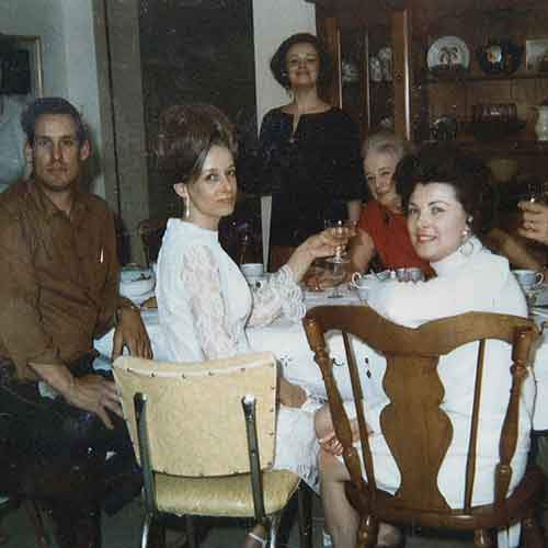 Lenora, center left, with her mother and siblings. Photo taken around 1967.